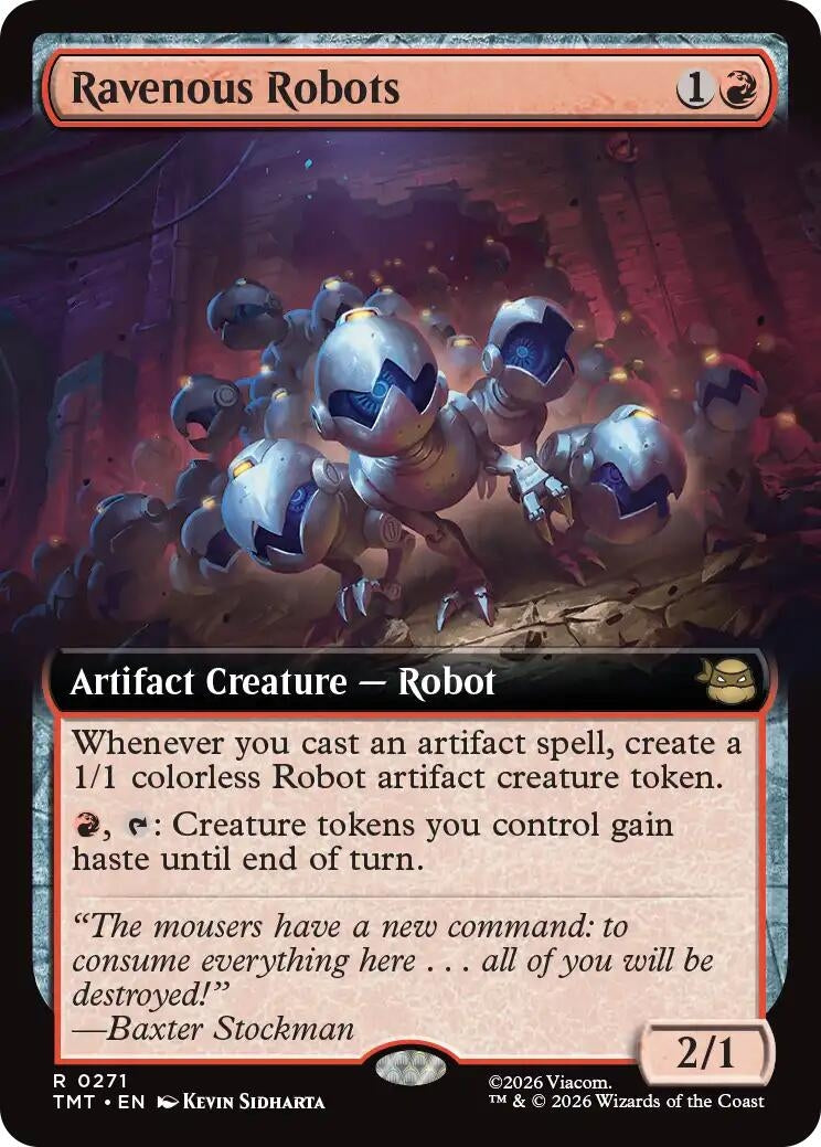 Image for Ravenous Robots (Extended Art) (271) [Teenage Mutant Ninja Turtles] - Magic: The Gathering
