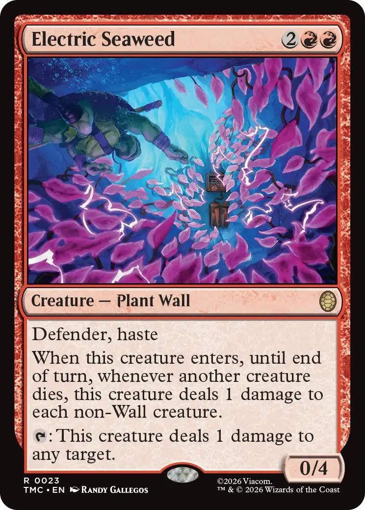 Image for Electric Seaweed (23) [Teenage Mutant Ninja Turtles] - Magic: The Gathering