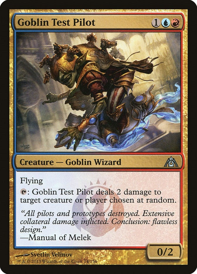 Image for Goblin Test Pilot (74) [Dragon's Maze] - Magic: The Gathering