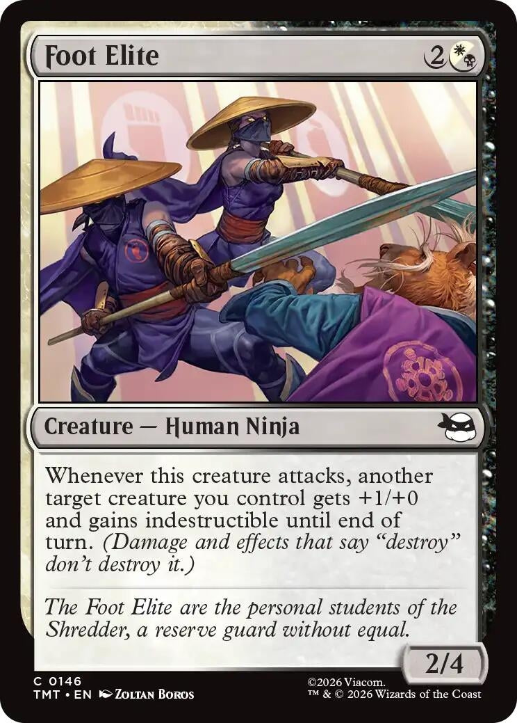 Image for Foot Elite (146) [Teenage Mutant Ninja Turtles] - Magic: The Gathering