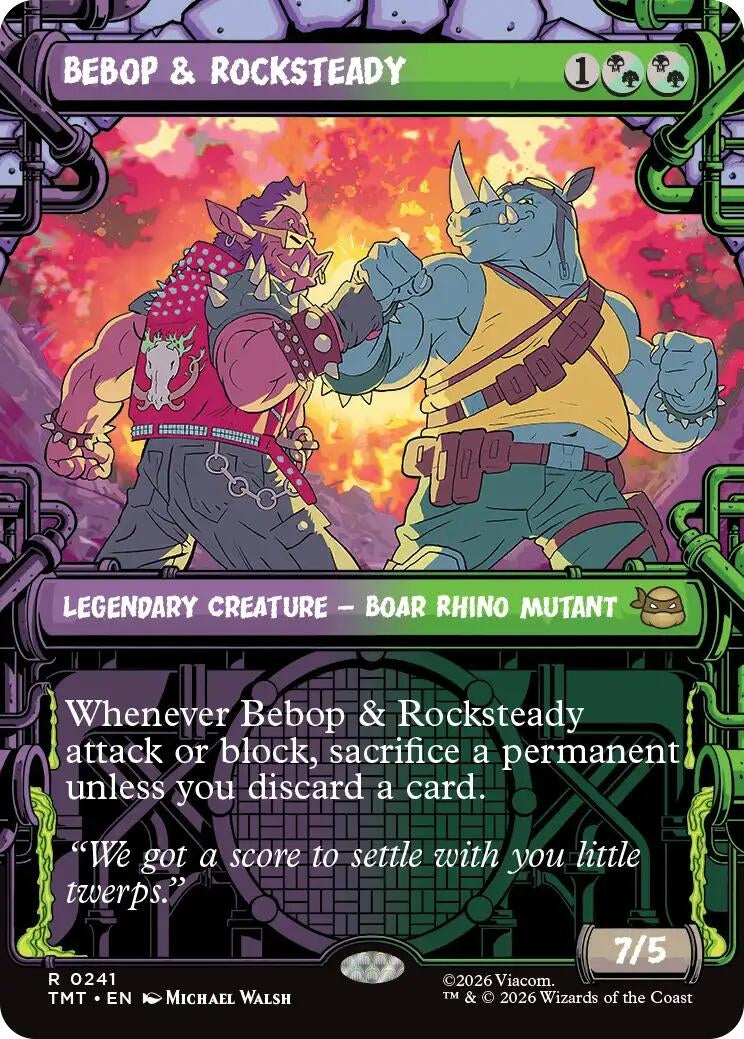 Image for Bebop & Rocksteady (Showcase) (241) [Teenage Mutant Ninja Turtles] - Magic: The Gathering