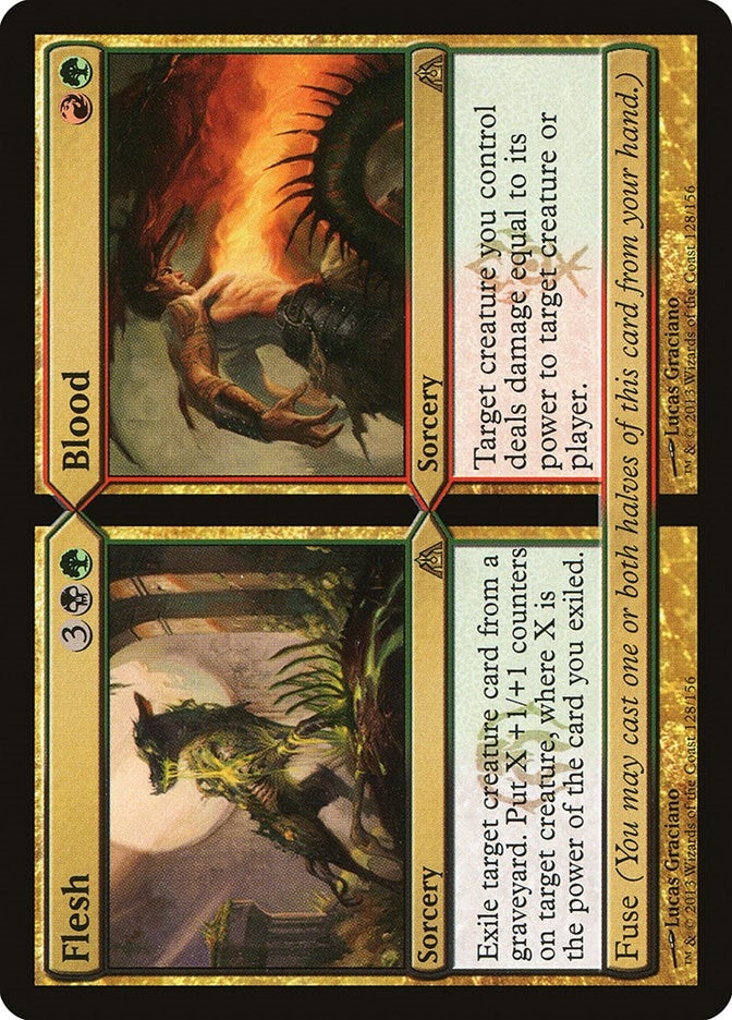 Image for Flesh // Blood (128) [Dragon's Maze] - Magic: The Gathering