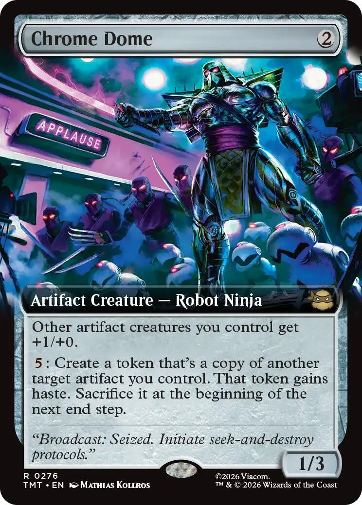 Image for Chrome Dome (Extended Art) (276) [Teenage Mutant Ninja Turtles] - Magic: The Gathering