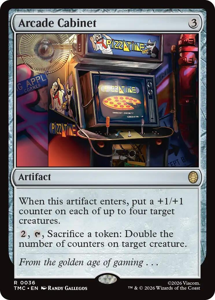 Image for Arcade Cabinet (36) [Teenage Mutant Ninja Turtles] - Magic: The Gathering