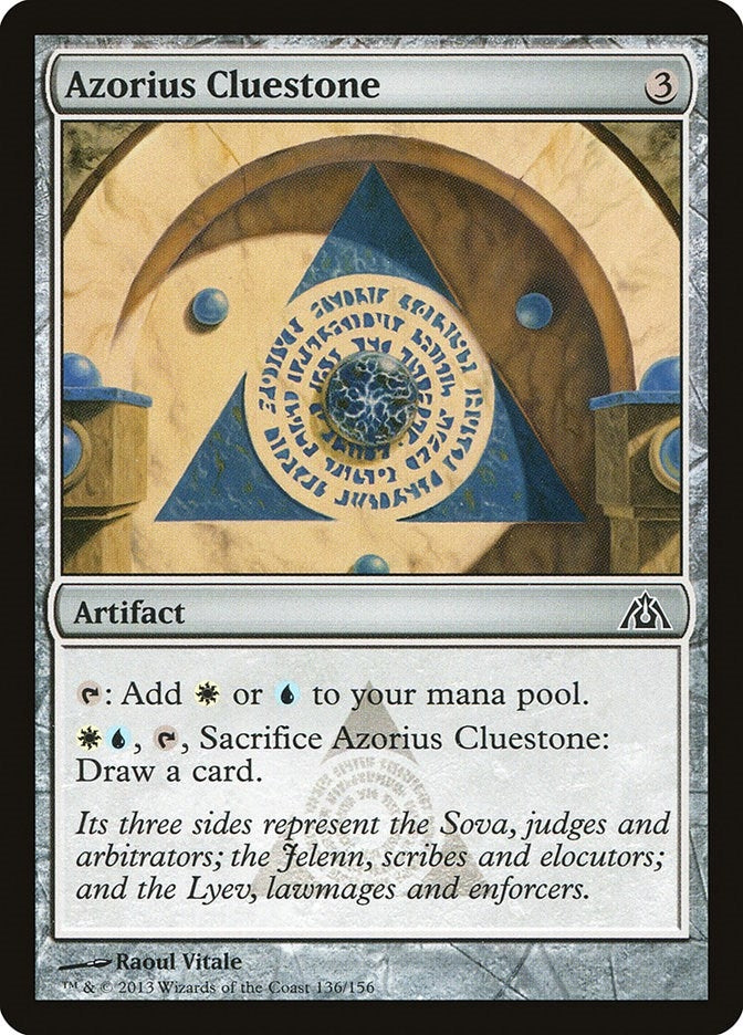 Image for Azorius Cluestone (136) [Dragon's Maze] - Magic: The Gathering