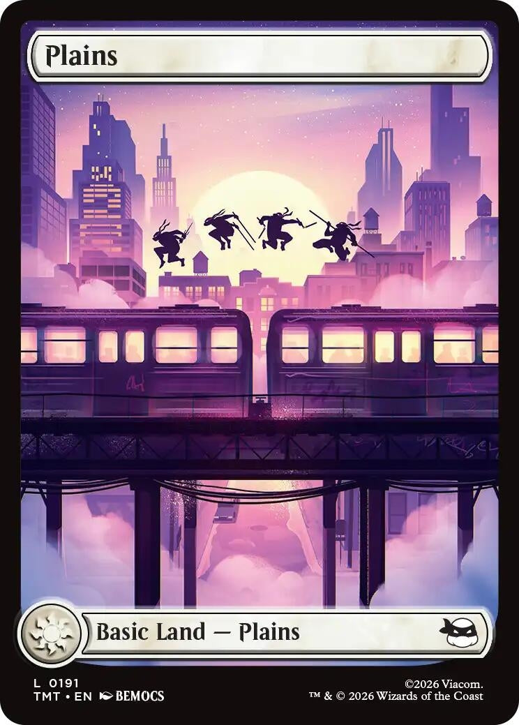 Image for Plains (0191) (191) [Teenage Mutant Ninja Turtles] - Magic: The Gathering