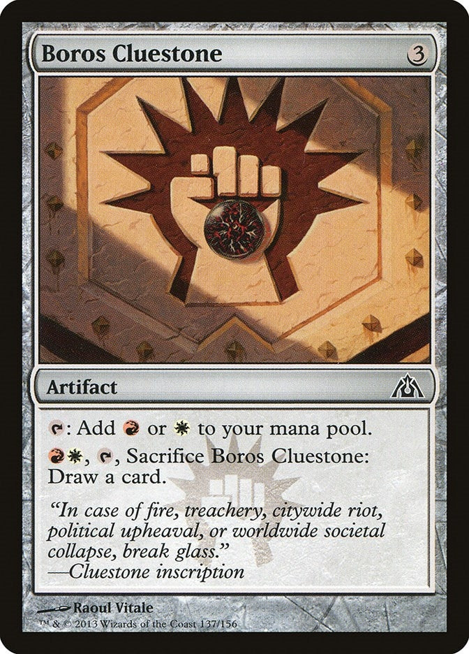 Image for Boros Cluestone (137) [Dragon's Maze] - Magic: The Gathering