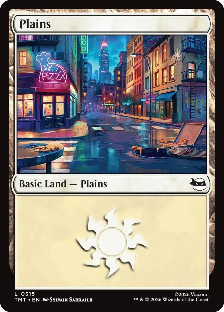 Image for Plains (0315) (315) [Teenage Mutant Ninja Turtles] - Magic: The Gathering
