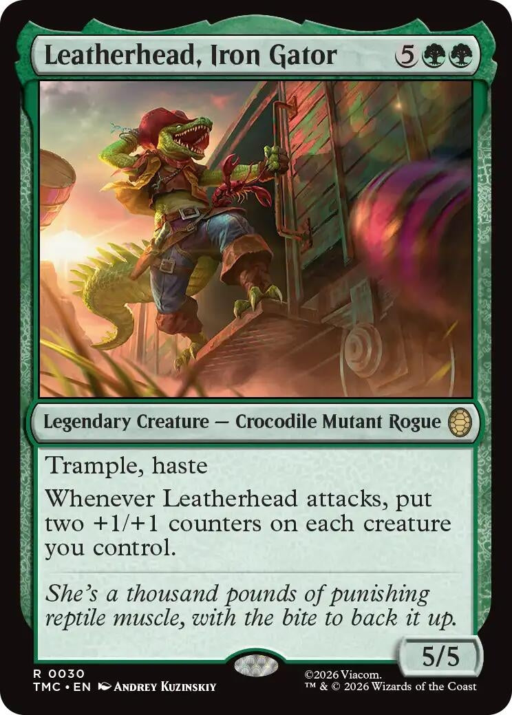 Leatherhead, Iron Gator (30) [Commander: Teenage Mutant Ninja Turtles]