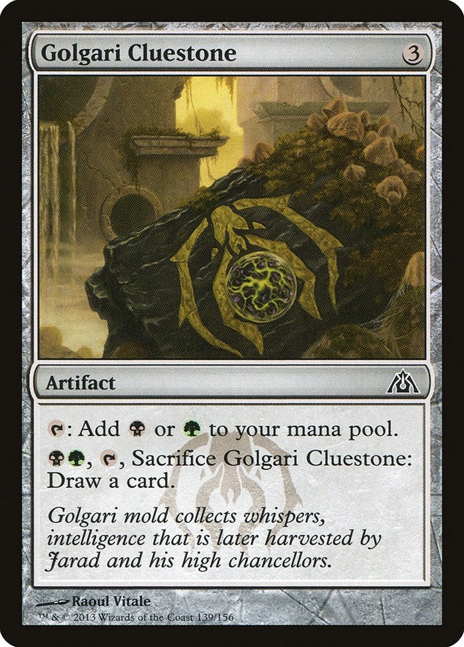 Image for Golgari Cluestone (139) [Dragon's Maze] - Magic: The Gathering