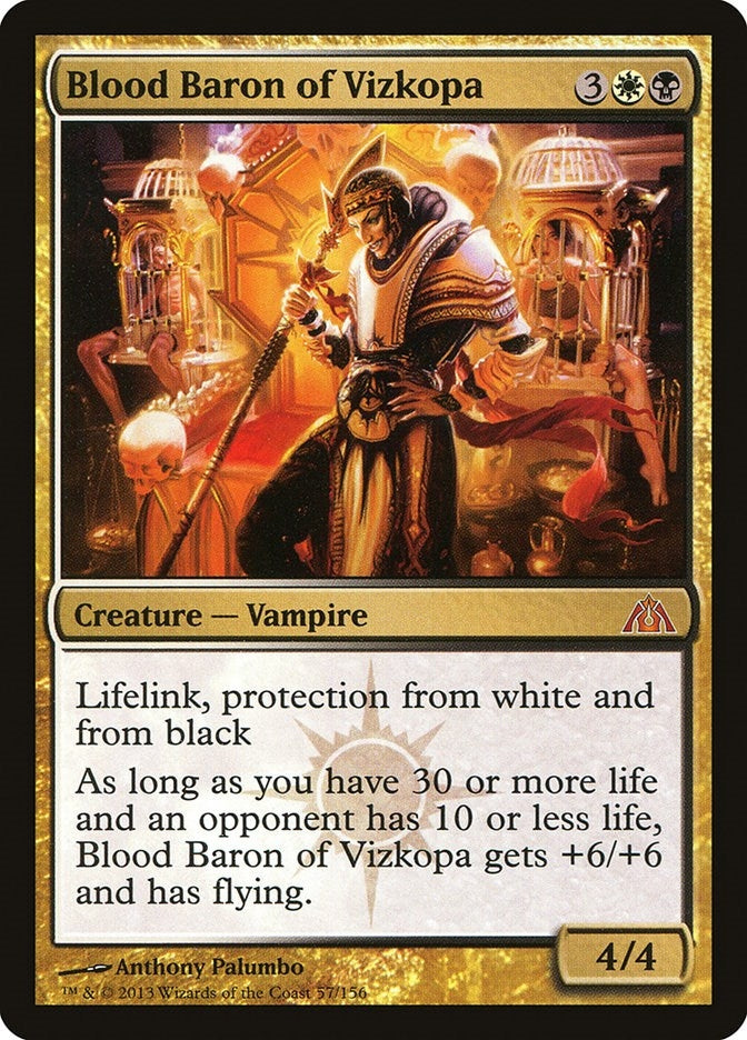 Image for Blood Baron of Vizkopa (57) [Dragon's Maze] - Magic: The Gathering