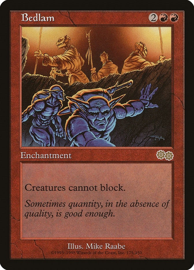 Image for Bedlam (175) [Urza's Saga] - Magic: The Gathering