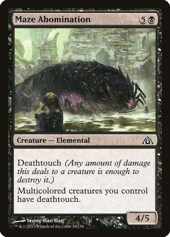 Image for Maze Abomination (26) [Dragon's Maze] - Magic: The Gathering