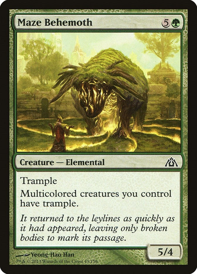 Image for Maze Behemoth (43) [Dragon's Maze] - Magic: The Gathering