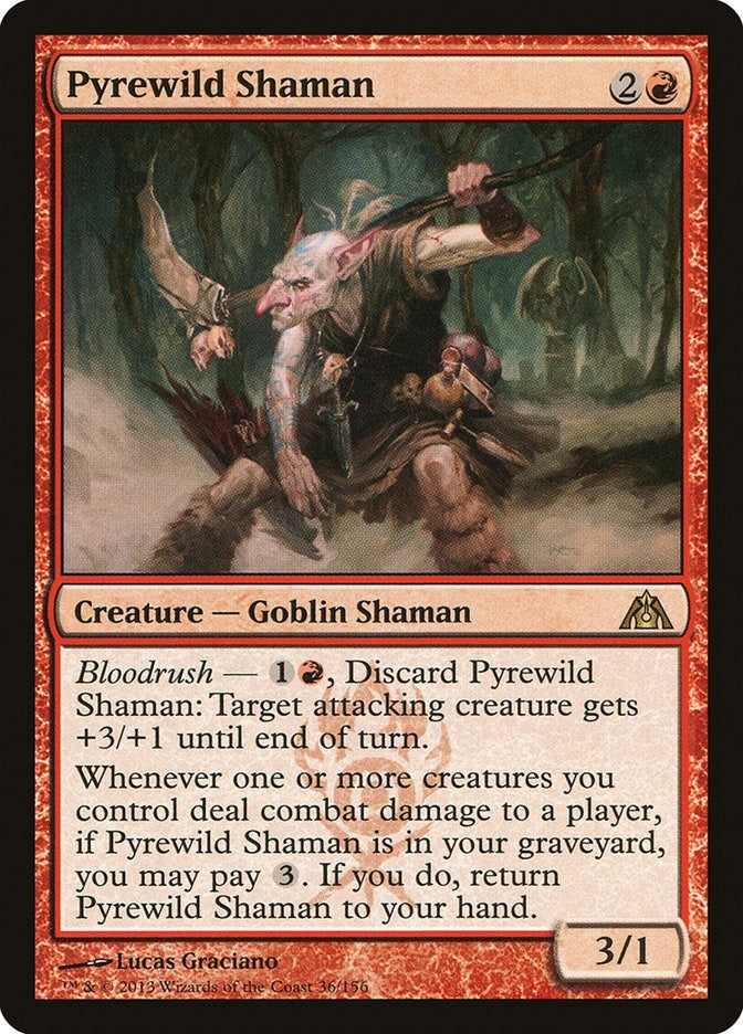 Image for Pyrewild Shaman (36) [Dragon's Maze] - Magic: The Gathering