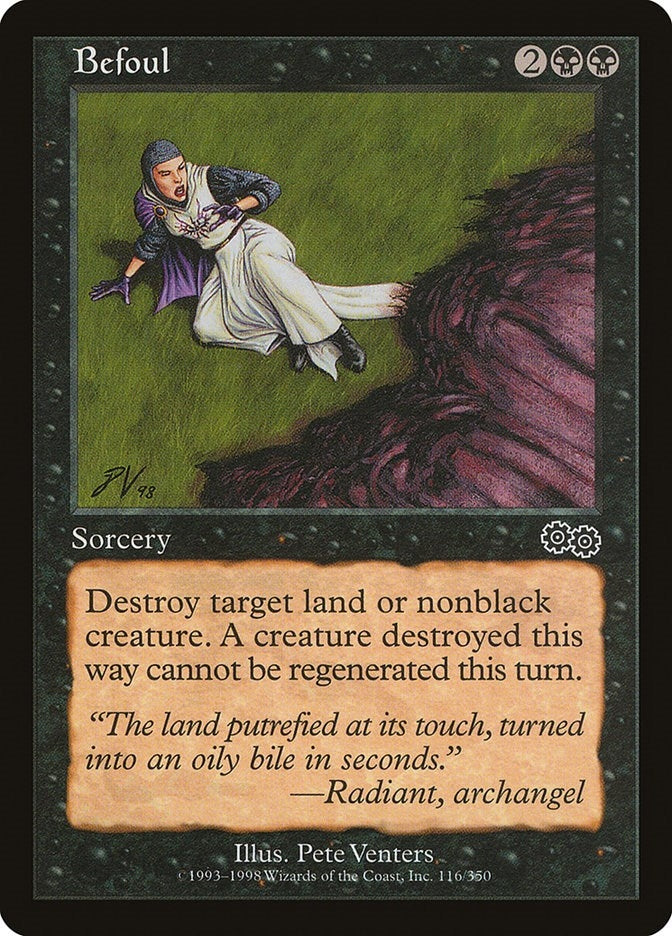 Image for Befoul (116) [Urza's Saga] - Magic: The Gathering