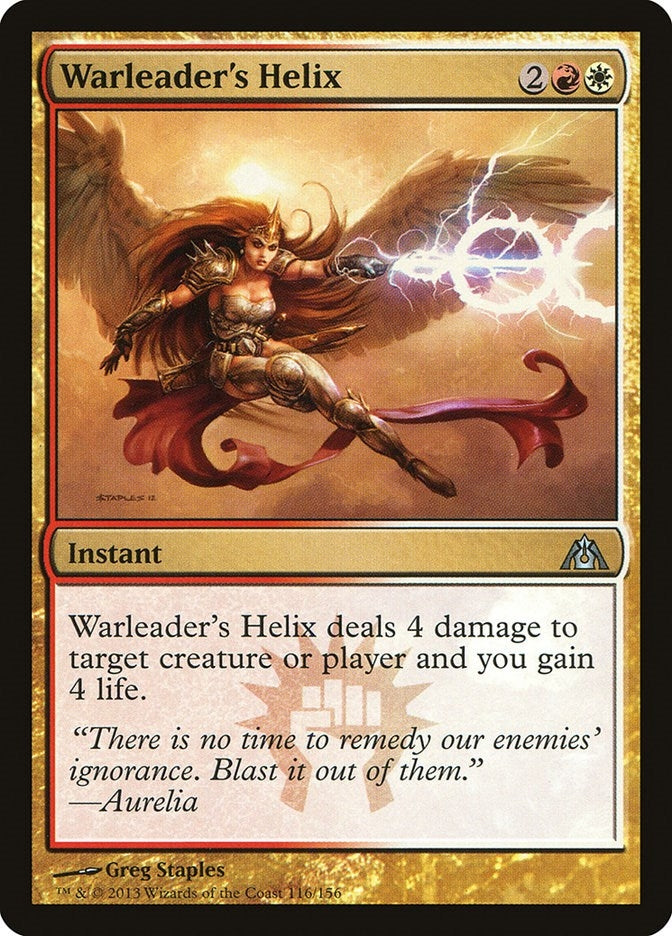 Image for Warleader's Helix (116) [Dragon's Maze] - Magic: The Gathering