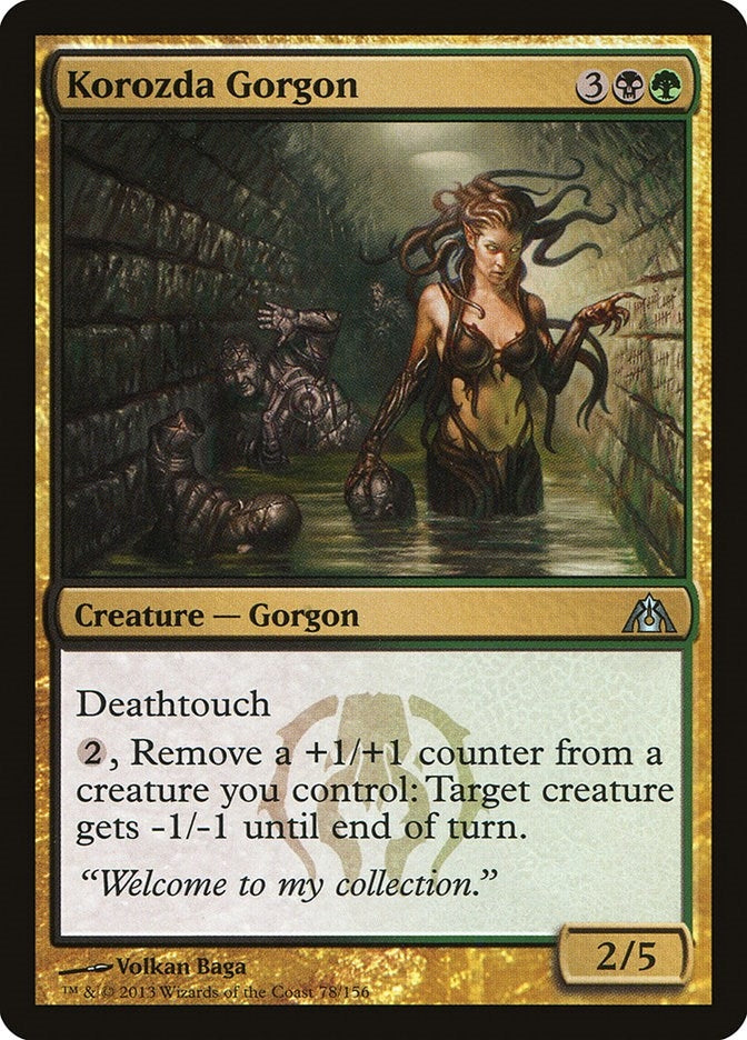 Image for Korozda Gorgon (78) [Dragon's Maze] - Magic: The Gathering