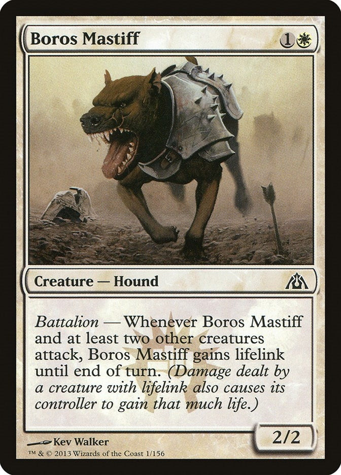 Image for Boros Mastiff (1) [Dragon's Maze] - Magic: The Gathering