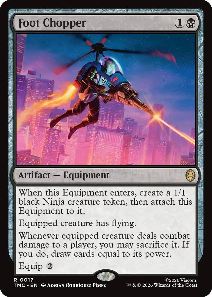 Image for Foot Chopper (17) [Teenage Mutant Ninja Turtles] - Magic: The Gathering