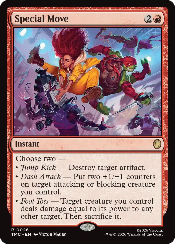 Image for Special Move (26) [Teenage Mutant Ninja Turtles] - Magic: The Gathering