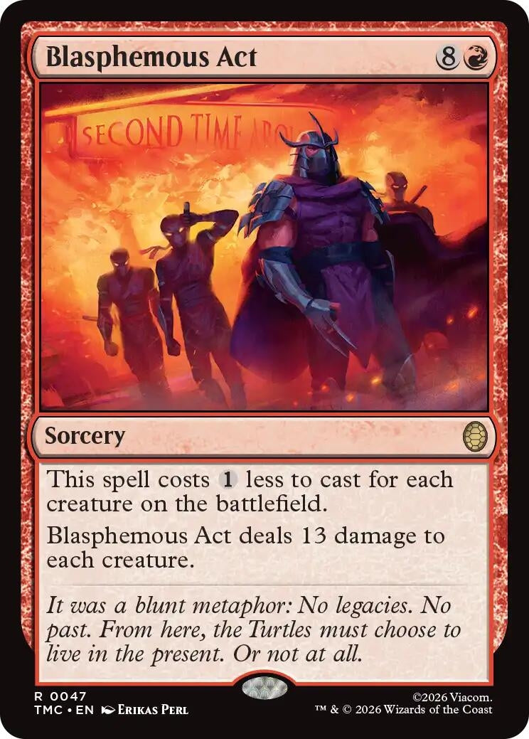 Image for Blasphemous Act (47) [Teenage Mutant Ninja Turtles] - Magic: The Gathering