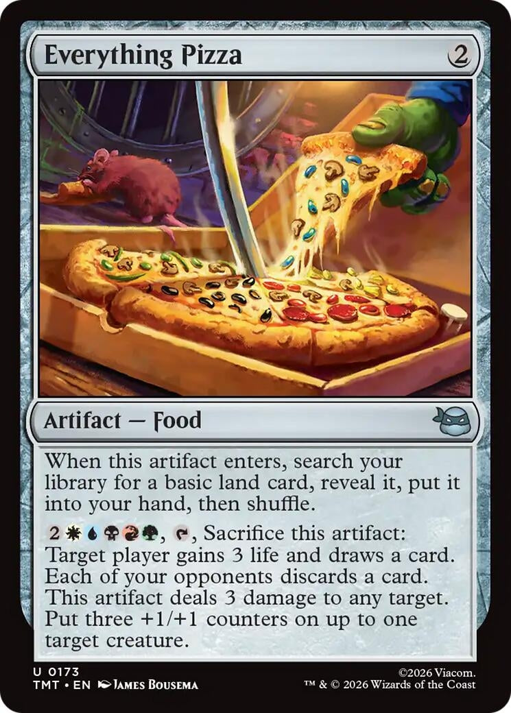 Image for Everything Pizza (173) [Teenage Mutant Ninja Turtles] - Magic: The Gathering