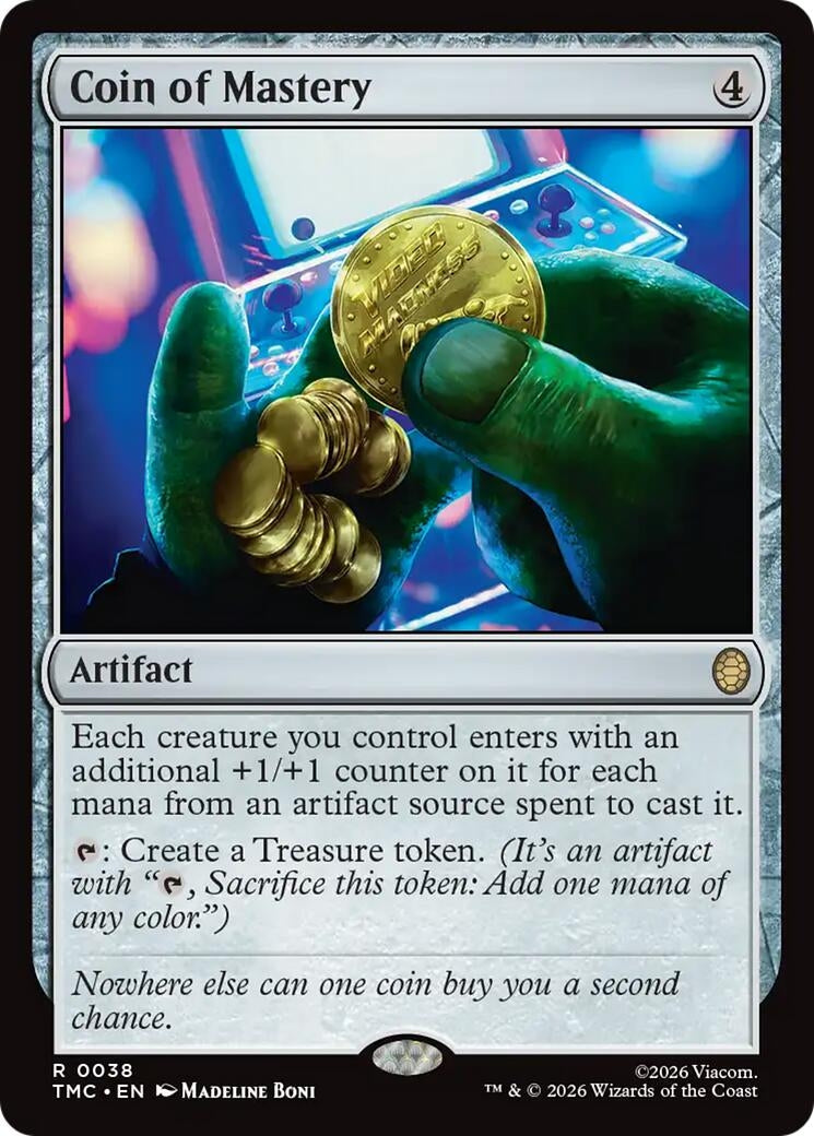 Image for Coin of Mastery (38) [Teenage Mutant Ninja Turtles] - Magic: The Gathering