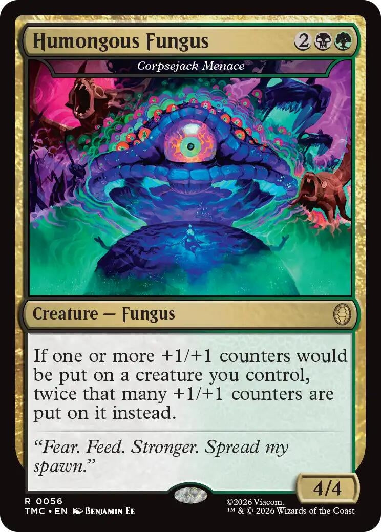 Image for Humongous Fungus - Corpsejack Menace (56) [Teenage Mutant Ninja Turtles] - Magic: The Gathering
