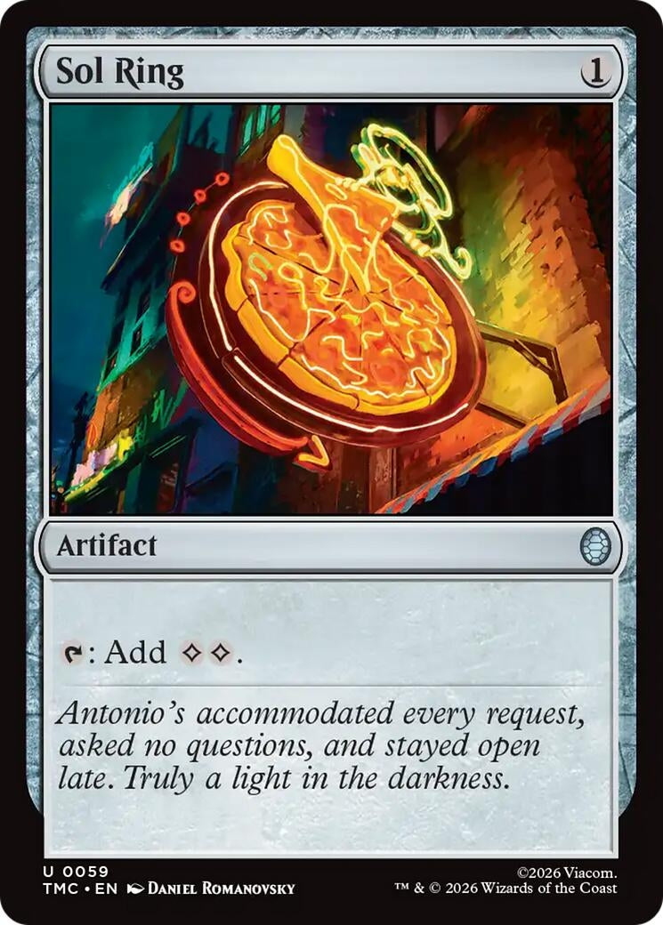 Image for Sol Ring (59) [Teenage Mutant Ninja Turtles] - Magic: The Gathering