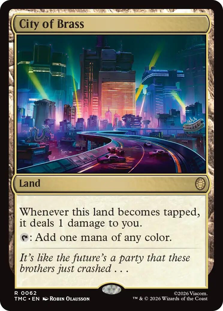 Image for City of Brass (62) [Teenage Mutant Ninja Turtles] - Magic: The Gathering