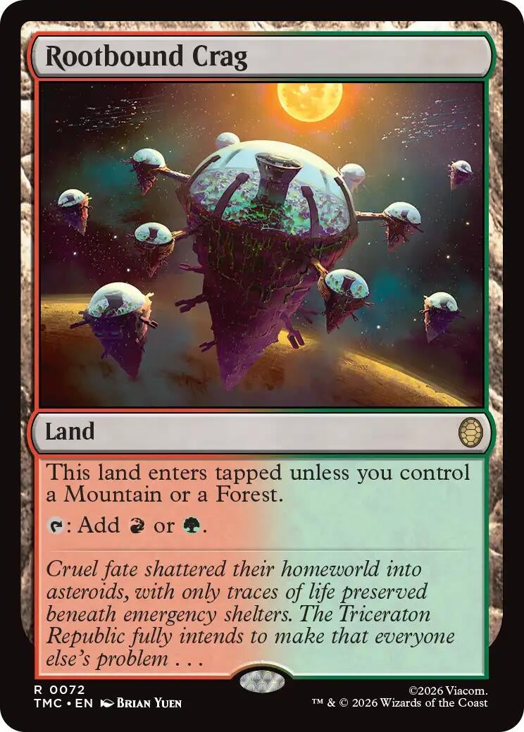 Image for Rootbound Crag (72) [Teenage Mutant Ninja Turtles] - Magic: The Gathering