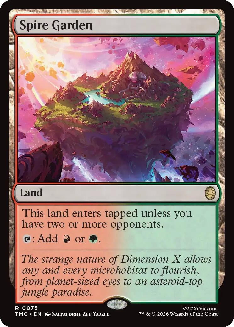 Image for Spire Garden (75) [Teenage Mutant Ninja Turtles] - Magic: The Gathering