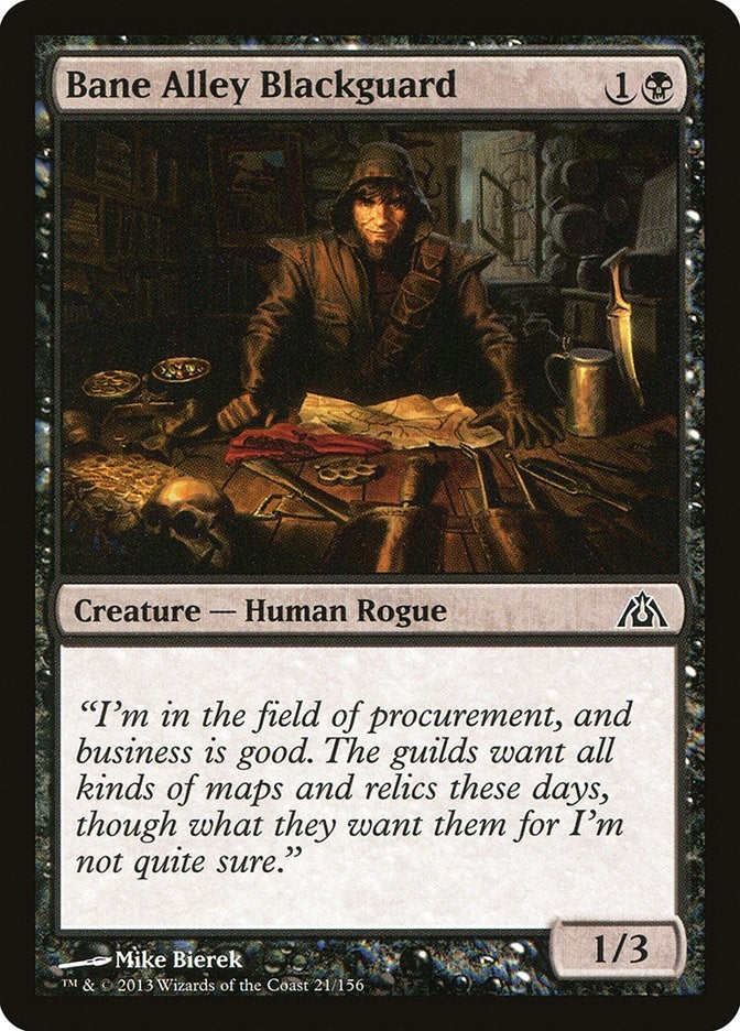 Image for Bane Alley Blackguard (21) [Dragon's Maze] - Magic: The Gathering