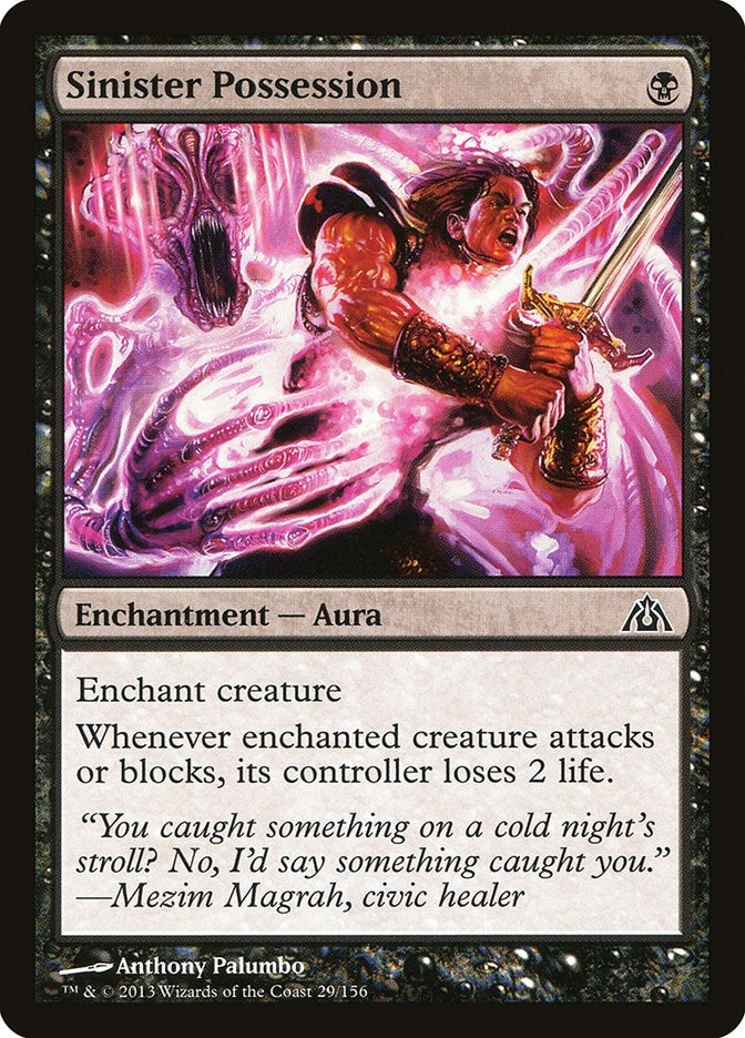 Image for Sinister Possession (29) [Dragon's Maze] - Magic: The Gathering