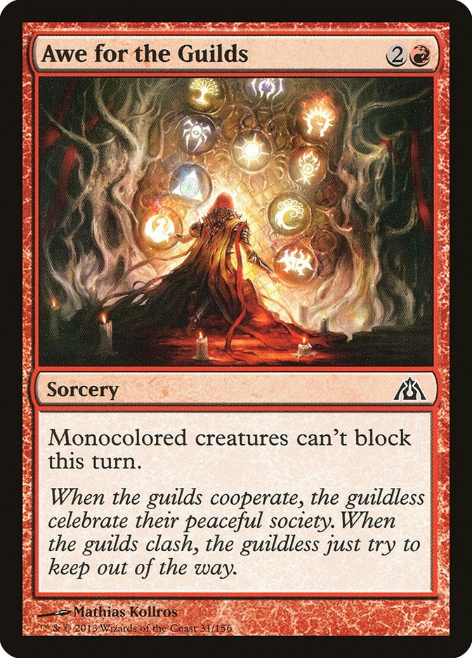 Image for Awe for the Guilds (31) [Dragon's Maze] - Magic: The Gathering