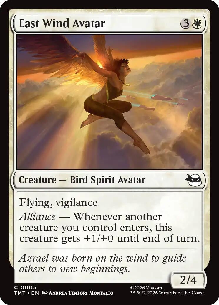 Image for East Wind Avatar (5) [Teenage Mutant Ninja Turtles] - Magic: The Gathering