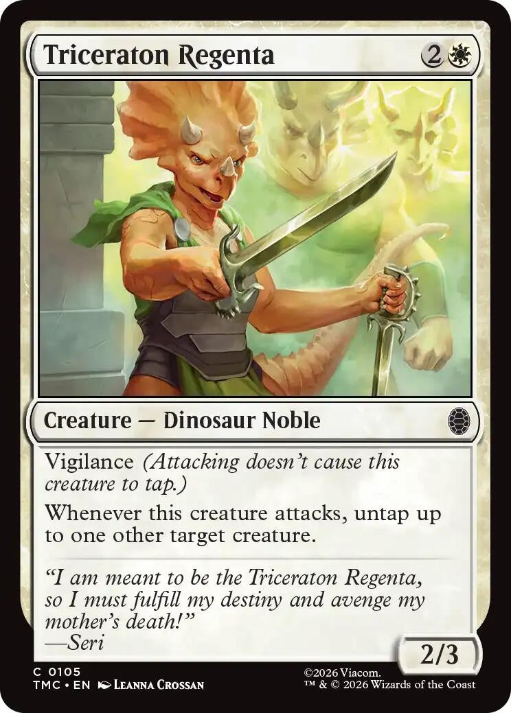 Image for Triceraton Regenta (105) [Teenage Mutant Ninja Turtles] - Magic: The Gathering