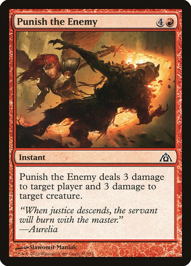 Image for Punish the Enemy (35) [Dragon's Maze] - Magic: The Gathering