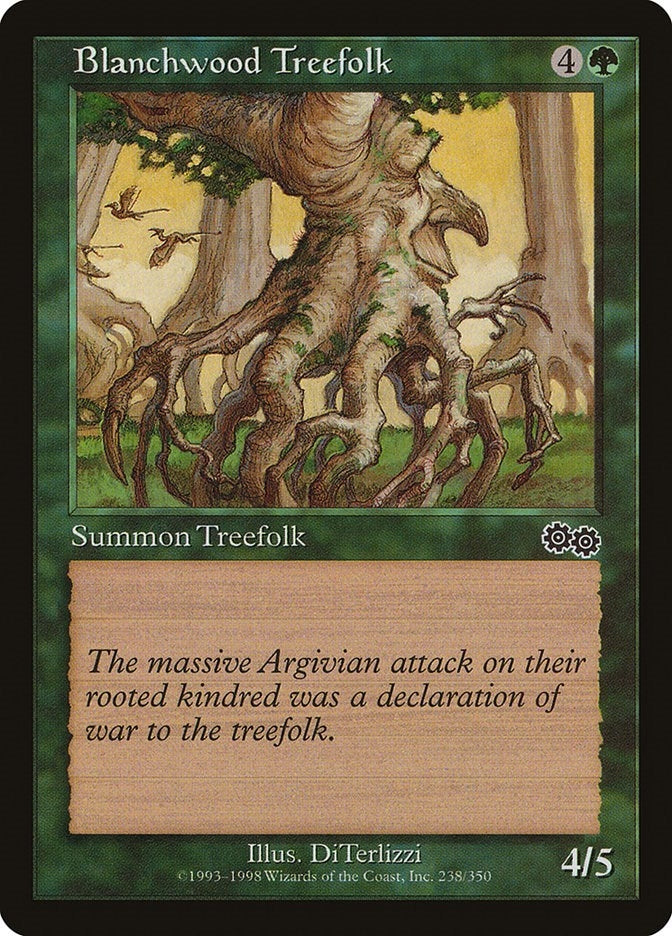 Image for Blanchwood Treefolk (238) [Urza's Saga] - Magic: The Gathering