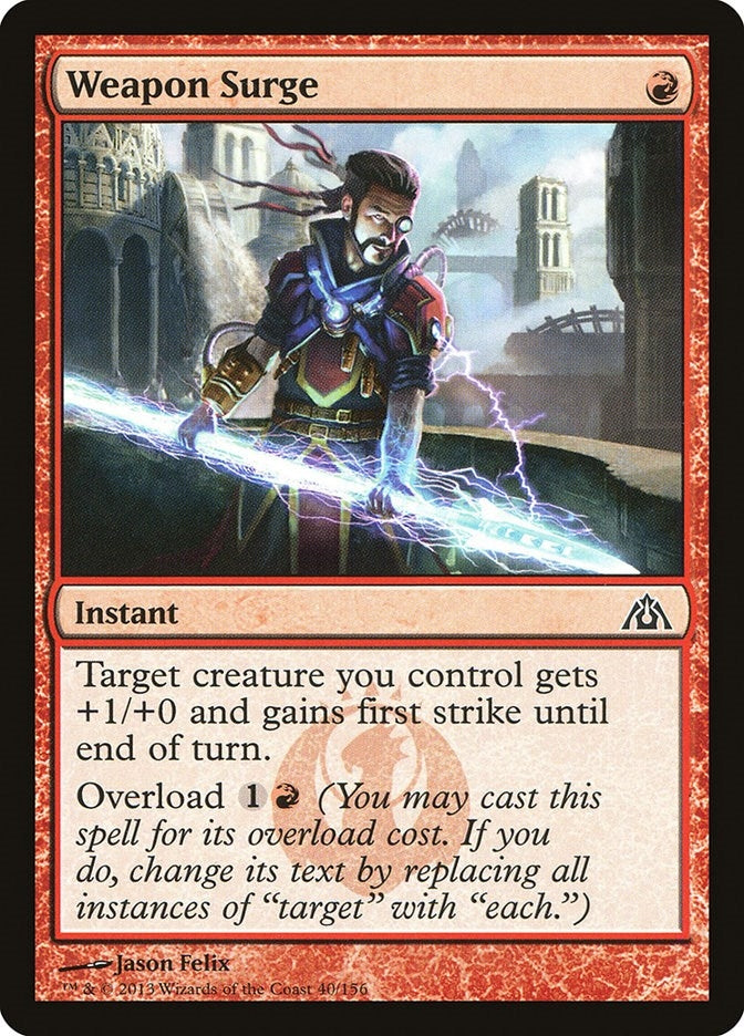 Image for Weapon Surge (40) [Dragon's Maze] - Magic: The Gathering