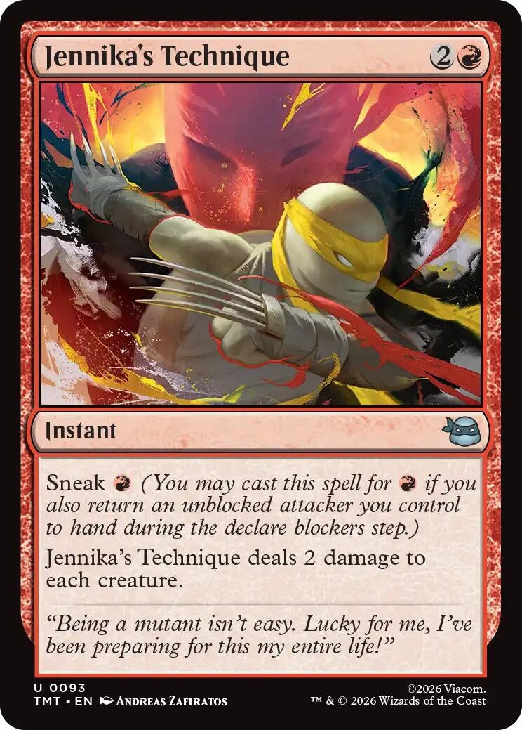 Image for Jennika's Technique (93) [Teenage Mutant Ninja Turtles] - Magic: The Gathering