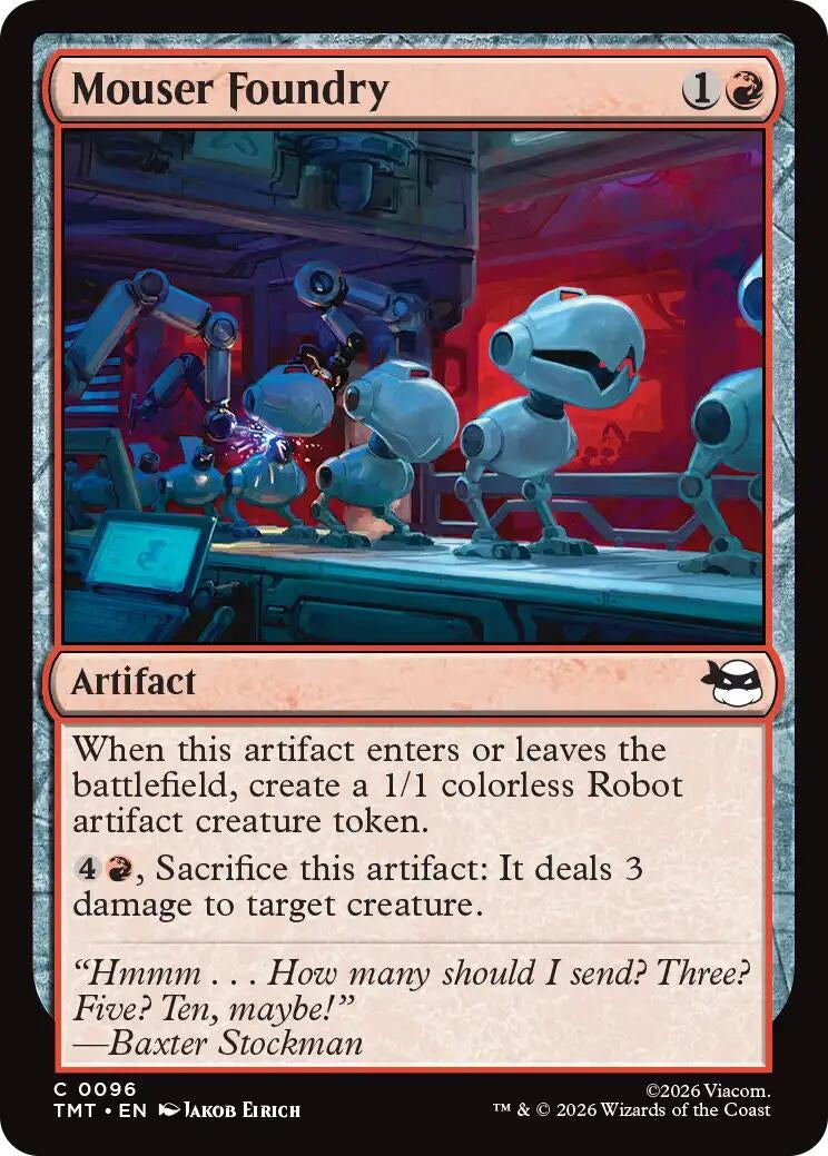 Image for Mouser Foundry (96) [Teenage Mutant Ninja Turtles] - Magic: The Gathering