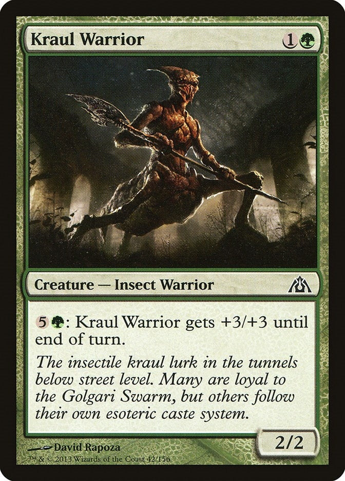 Image for Kraul Warrior (42) [Dragon's Maze] - Magic: The Gathering