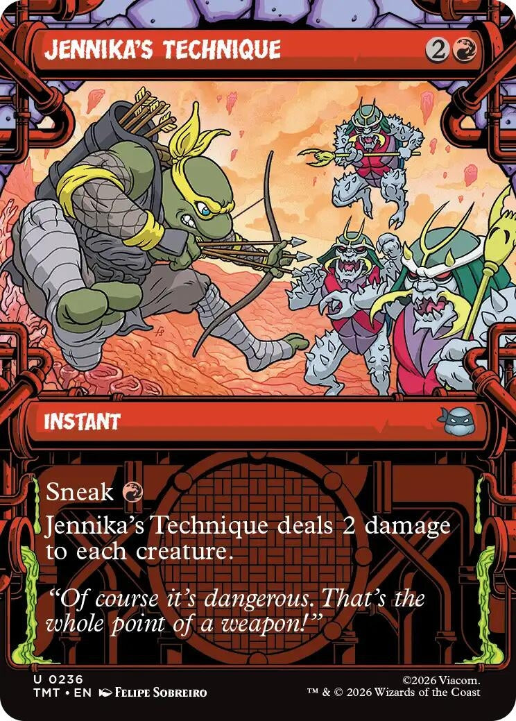 Image for Jennika's Technique (Showcase) (236) [Teenage Mutant Ninja Turtles] - Magic: The Gathering