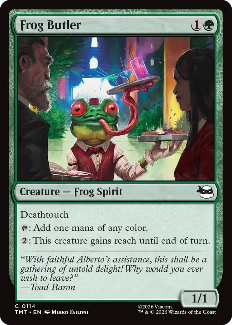 Image for Frog Butler (114) [Teenage Mutant Ninja Turtles] - Magic: The Gathering