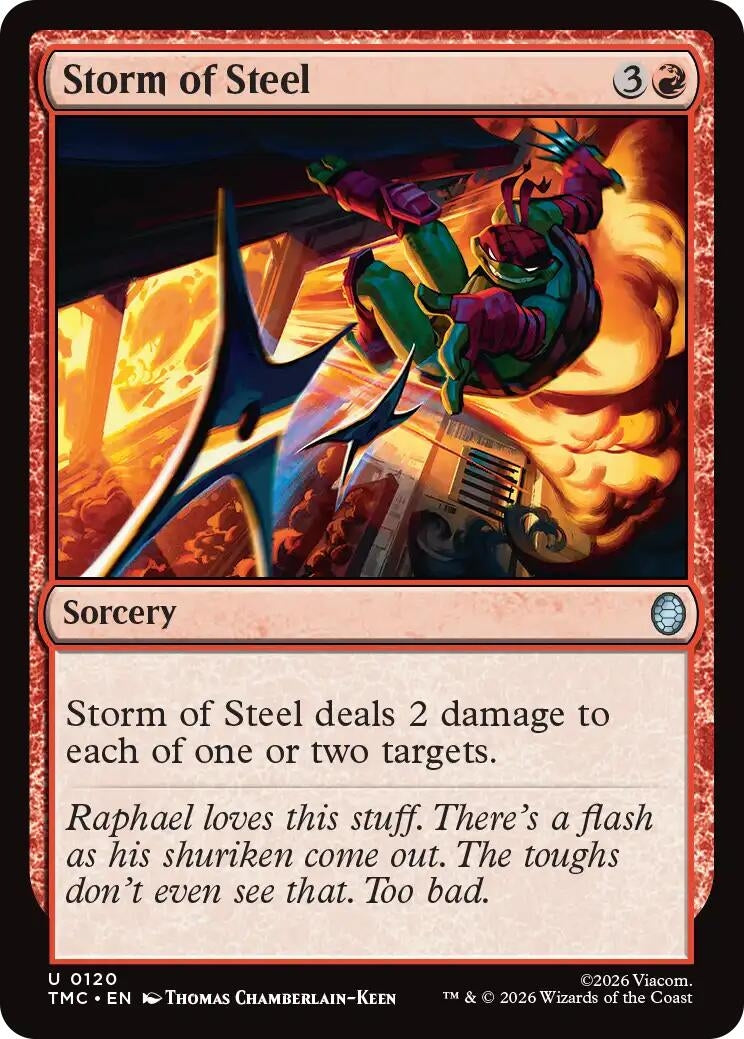 Image for Storm of Steel (120) [Teenage Mutant Ninja Turtles] - Magic: The Gathering