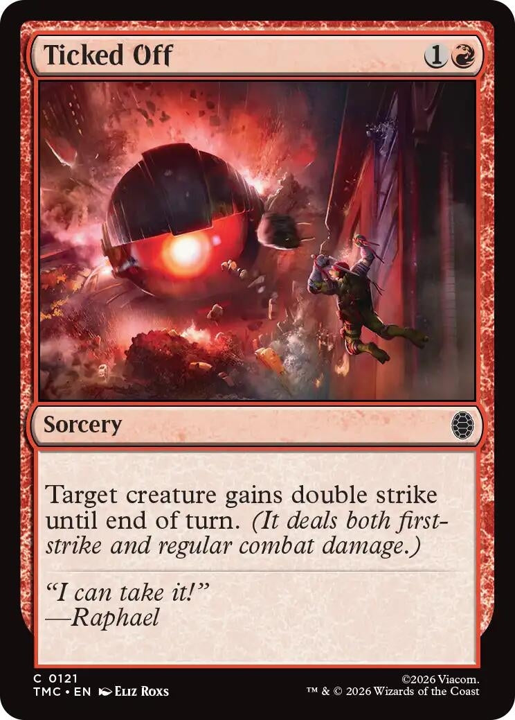 Image for Ticked Off (121) [Teenage Mutant Ninja Turtles] - Magic: The Gathering
