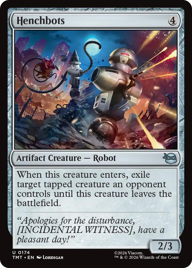 Image for Henchbots (174) [Teenage Mutant Ninja Turtles] - Magic: The Gathering