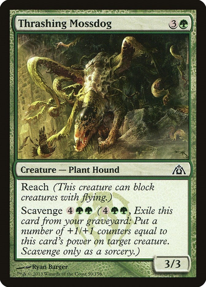 Image for Thrashing Mossdog (50) [Dragon's Maze] - Magic: The Gathering
